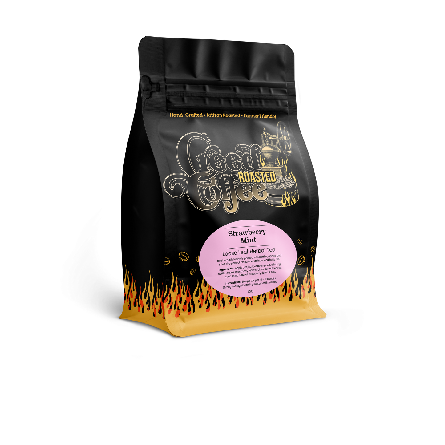 Strawberry Mint Tea (100g)