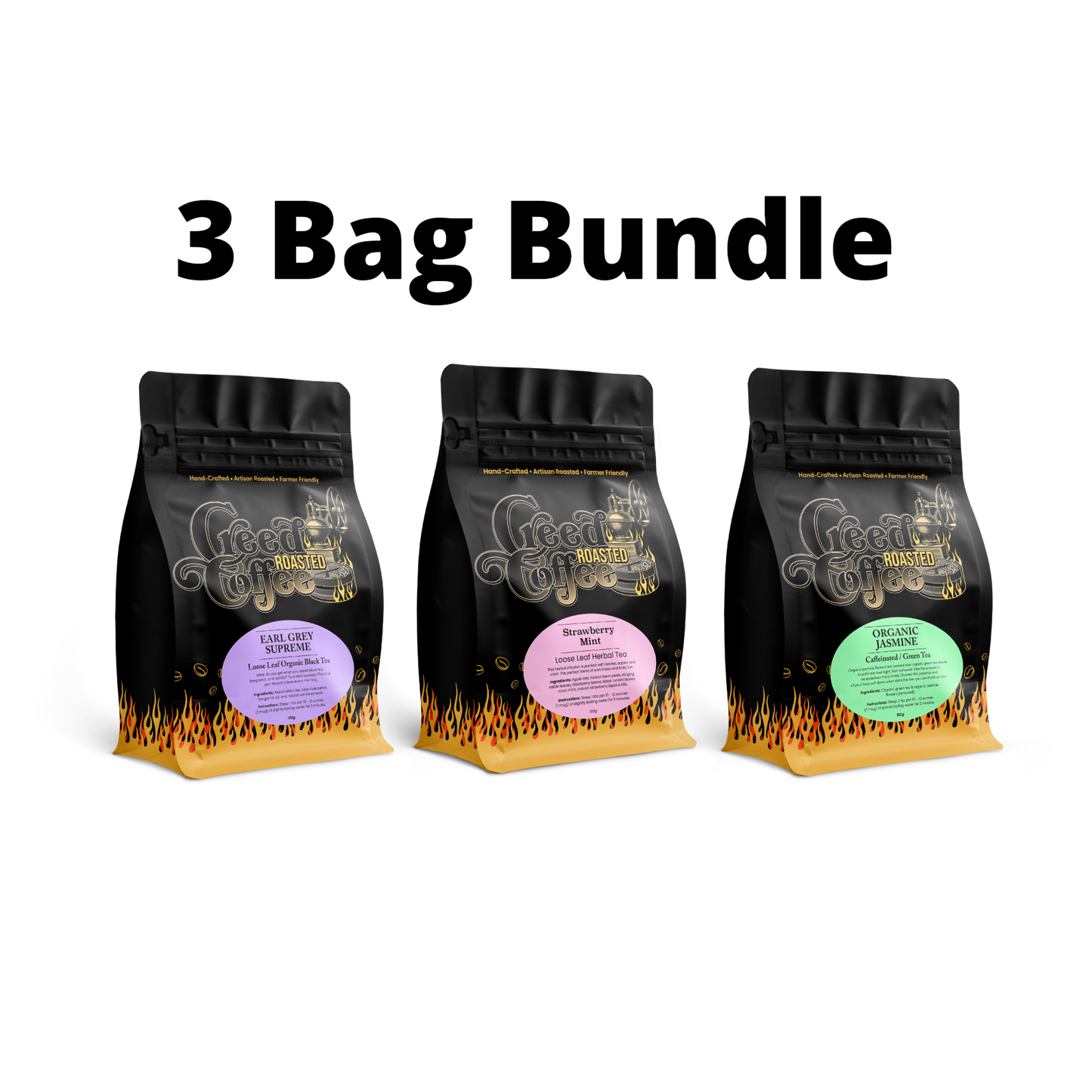3 Bag Bundle - Tea