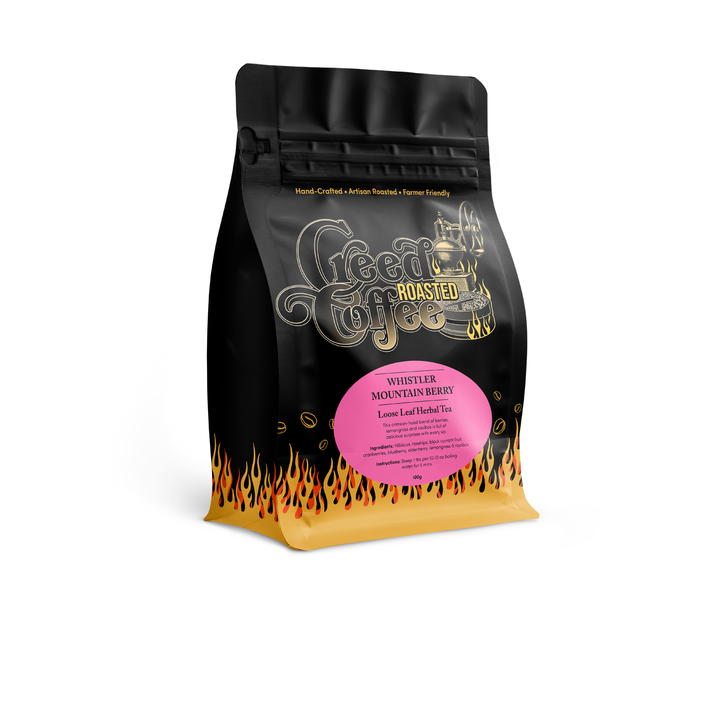 Whistler Mountain Berry Herbal Tea (100g)